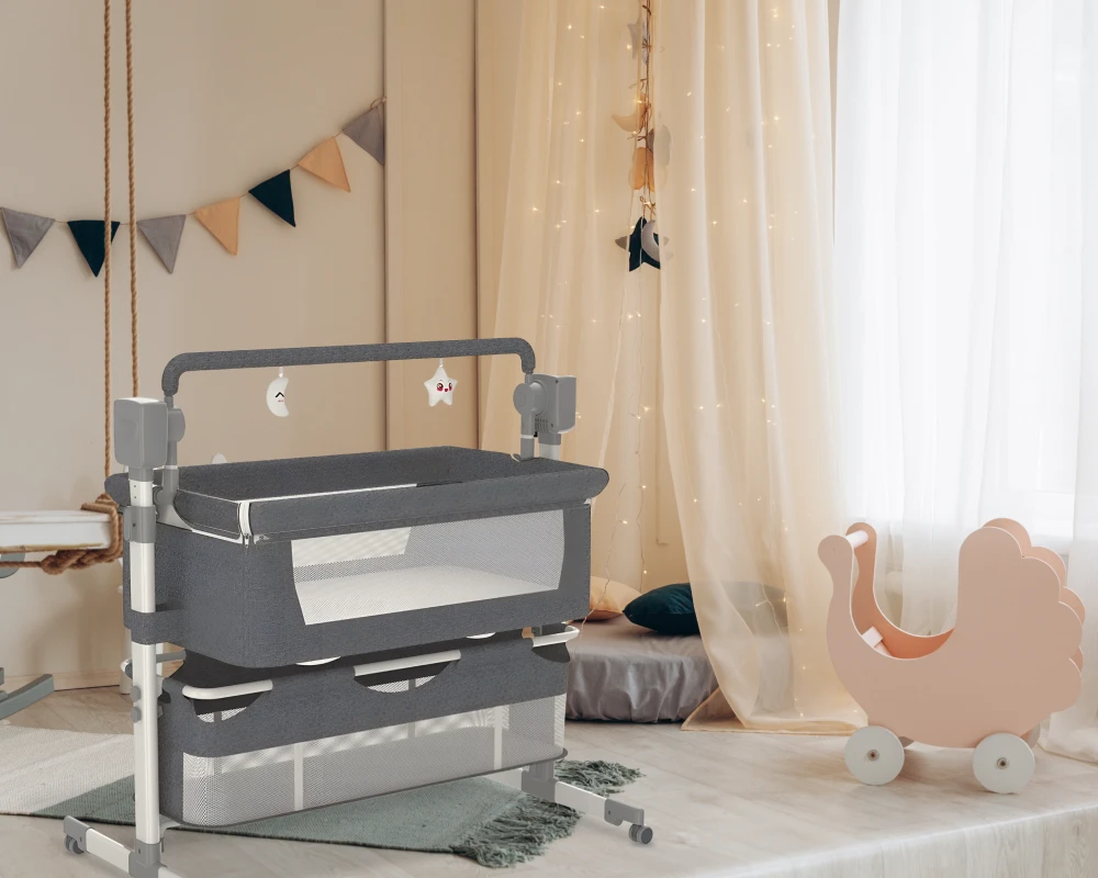 rocking bassinet with wheels